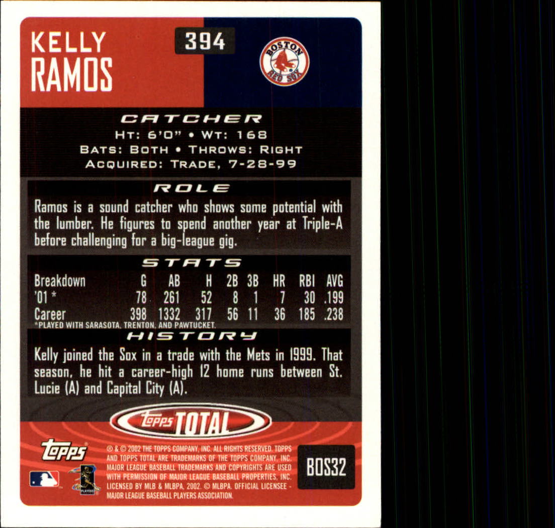 2002 Topps Total Baseball Part 1 - Picture 244 of 468