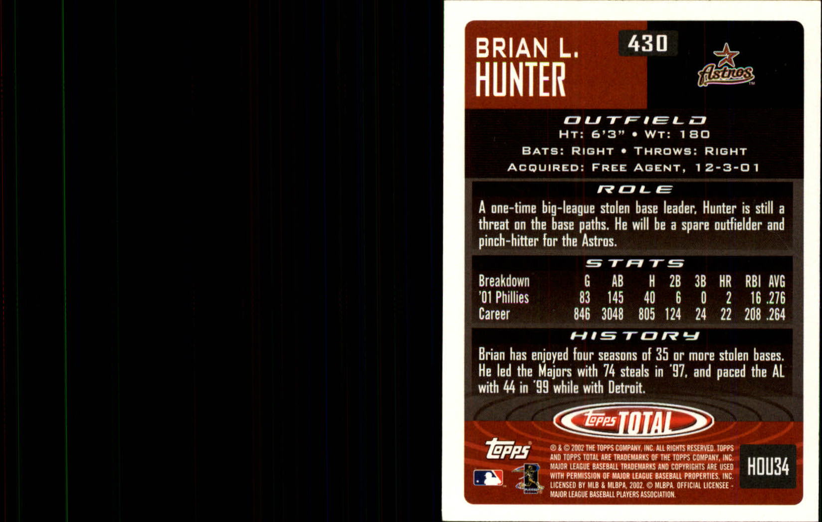 2002 Topps Total Baseball Part 1 - Picture 262 of 468