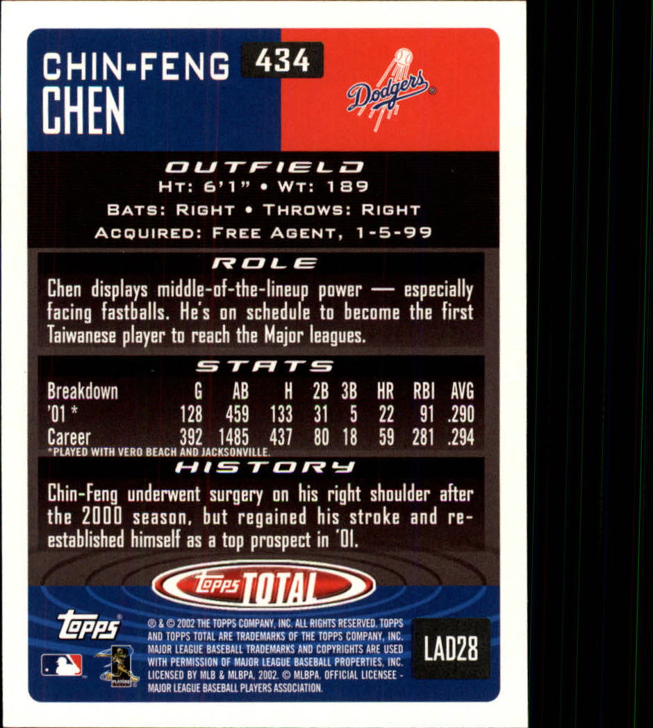 2002 Topps Total Baseball Part 1 - Picture 268 of 468