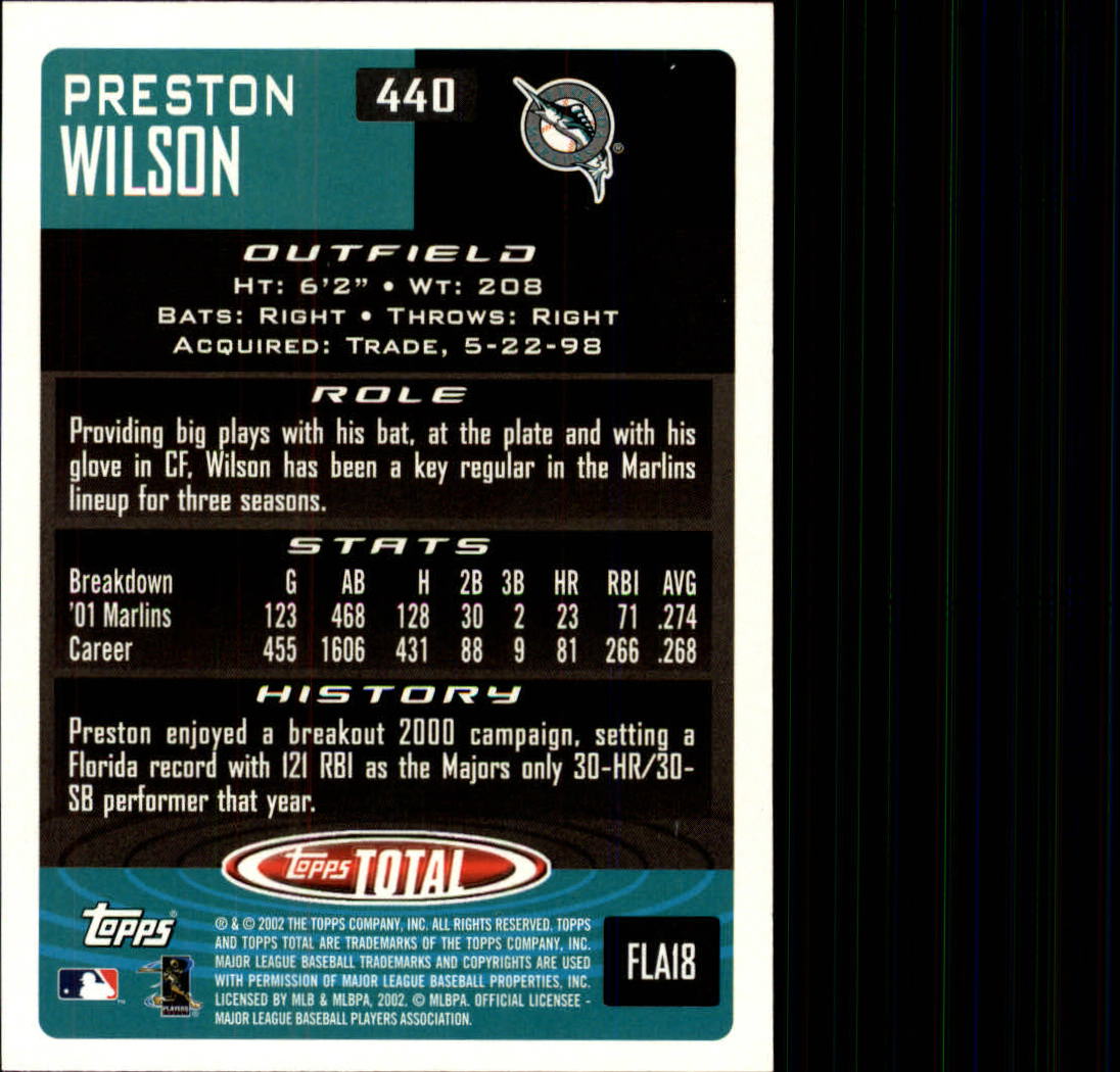 2002 Topps Total Baseball Part 1 - Picture 272 of 468
