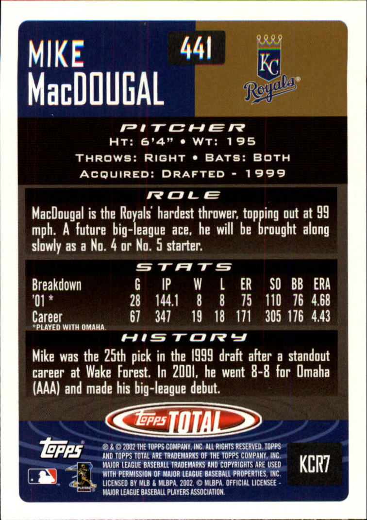 2002 Topps Total Baseball Part 1 - Picture 274 of 468