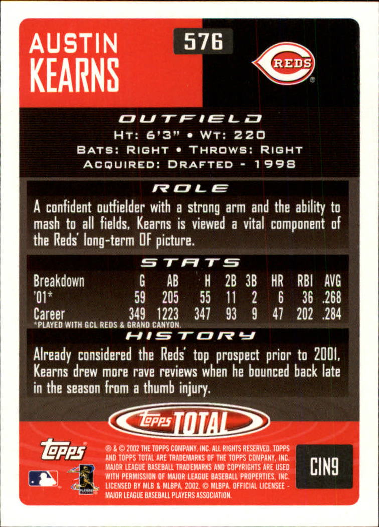 2002 Topps Total Baseball Part 1 - Picture 342 of 468