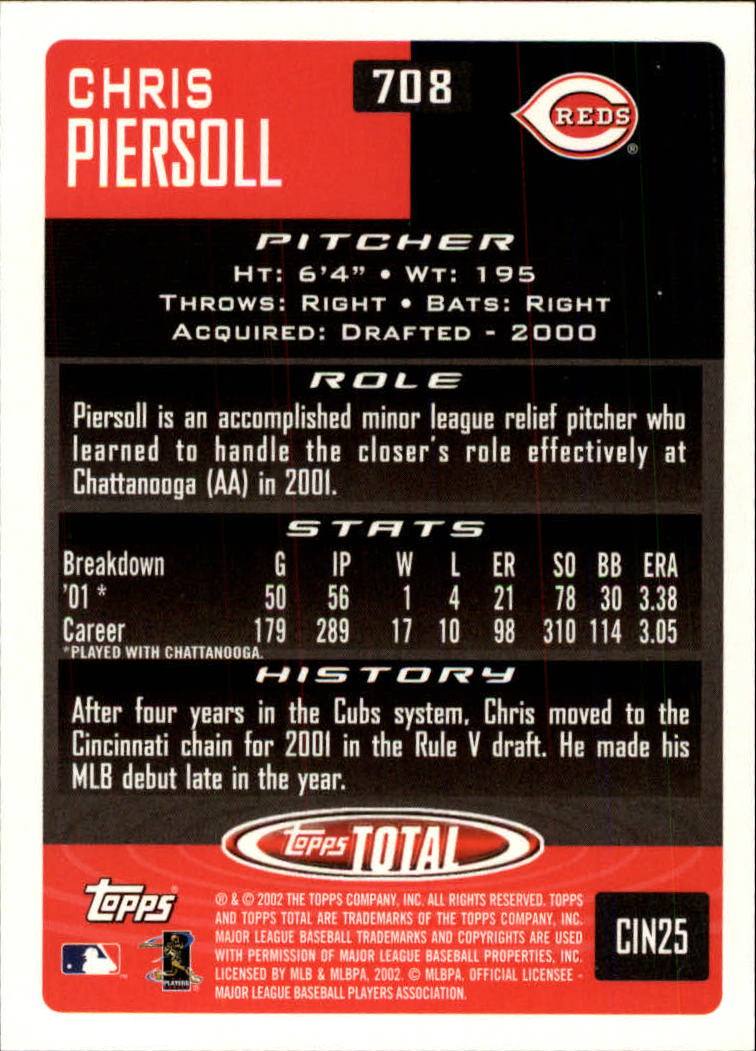 2002 Topps Total Baseball Part 1 - Picture 400 of 468