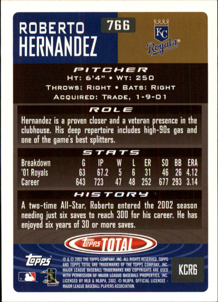 2002 Topps Total Baseball Part 1 - Picture 432 of 468