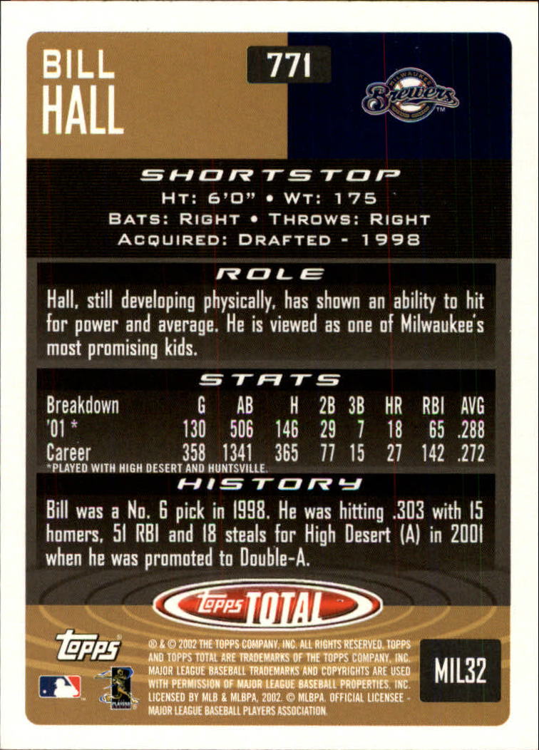 2002 Topps Total Baseball Part 1 - Picture 436 of 468