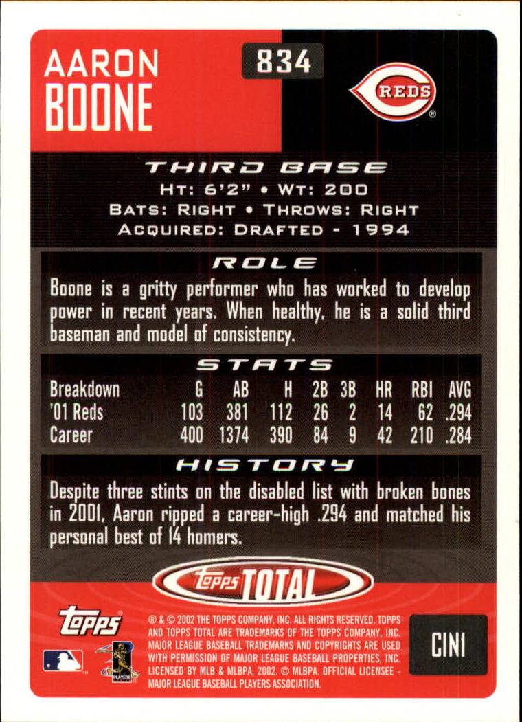 2002 Topps Total Baseball Part 1 - Picture 468 of 468