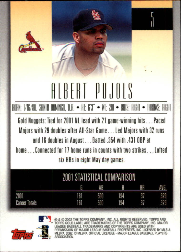 2002 Topps Gold Label Baseball - Picture 8 of 376
