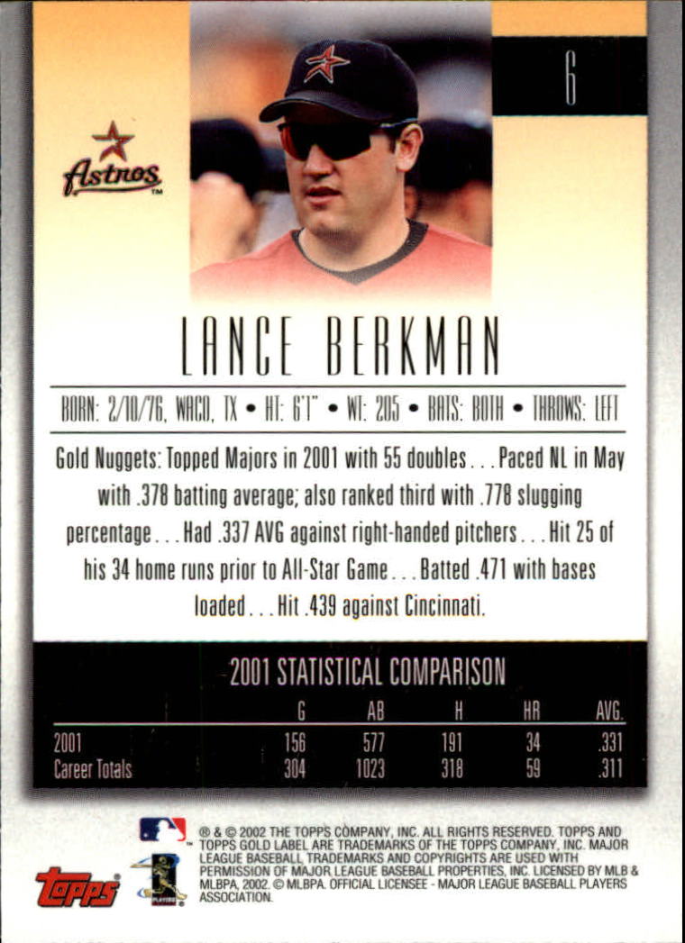 2002 Topps Gold Label Baseball - Picture 10 of 376