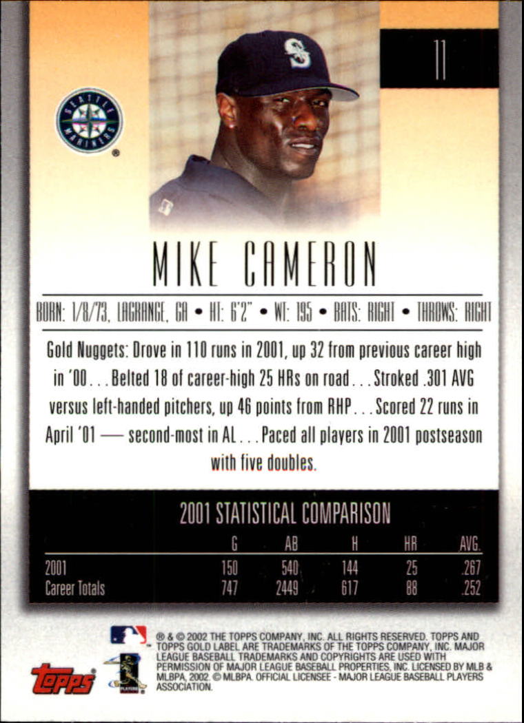 2002 Topps Gold Label Baseball - Picture 18 of 376