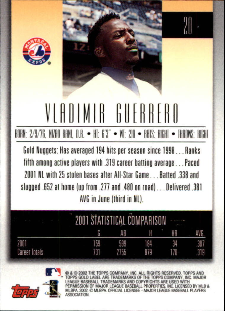 2002 Topps Gold Label Baseball - Picture 34 of 376