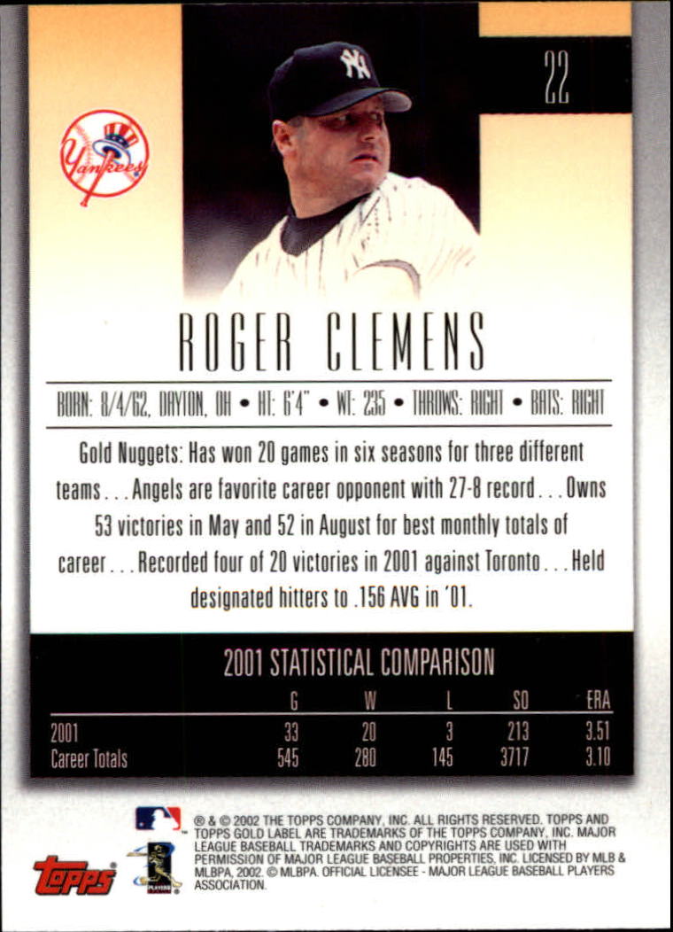 2002 Topps Gold Label Baseball - Picture 36 of 376