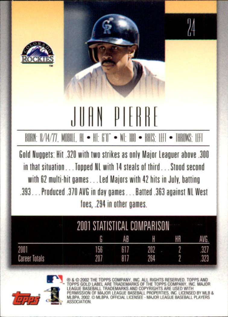 2002 Topps Gold Label Baseball - Picture 40 of 376