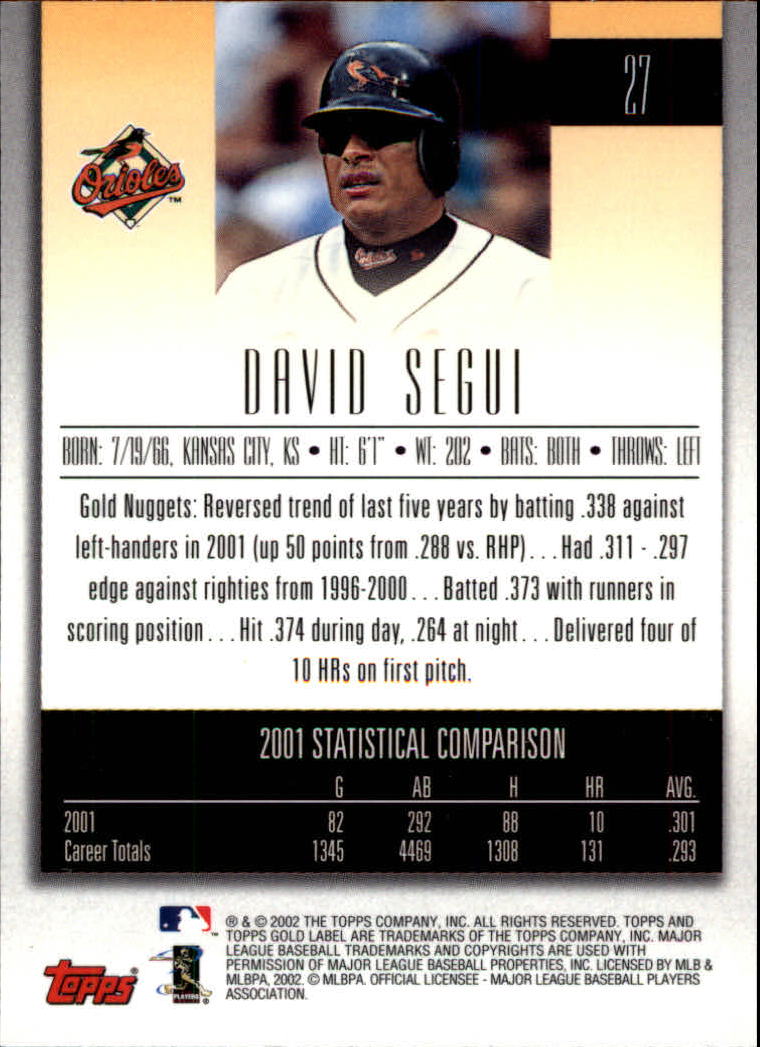 2002 Topps Gold Label Baseball - Picture 46 of 376