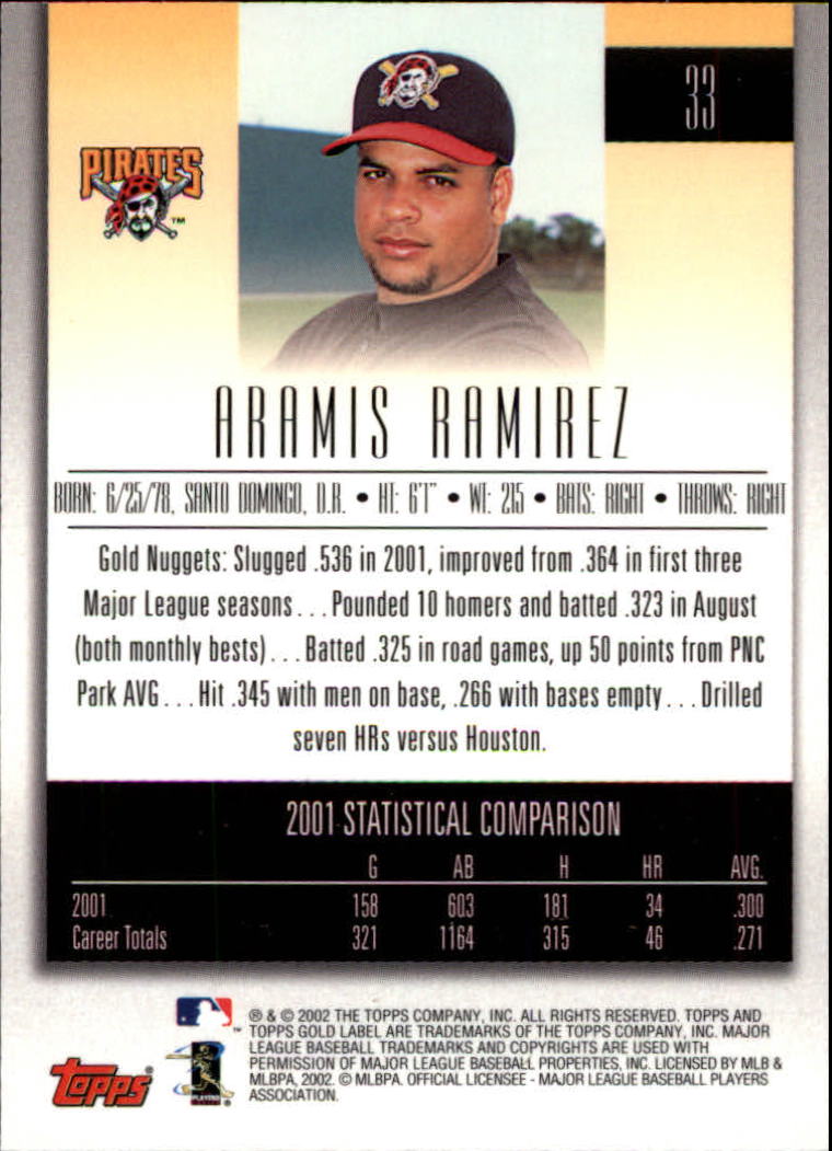 2002 Topps Gold Label Baseball - Picture 58 of 376