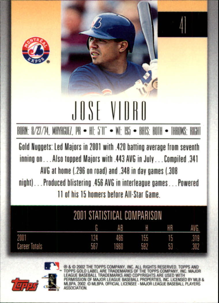2002 Topps Gold Label Baseball - Picture 72 of 376