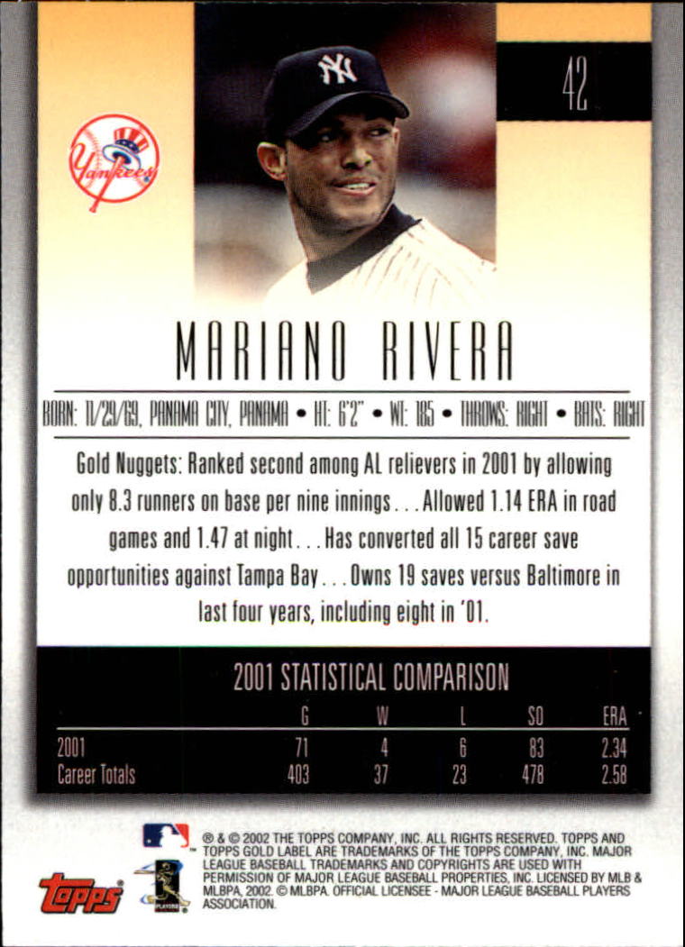 2002 Topps Gold Label Baseball - Picture 74 of 376