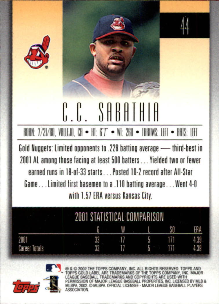 2002 Topps Gold Label Baseball - Picture 78 of 376