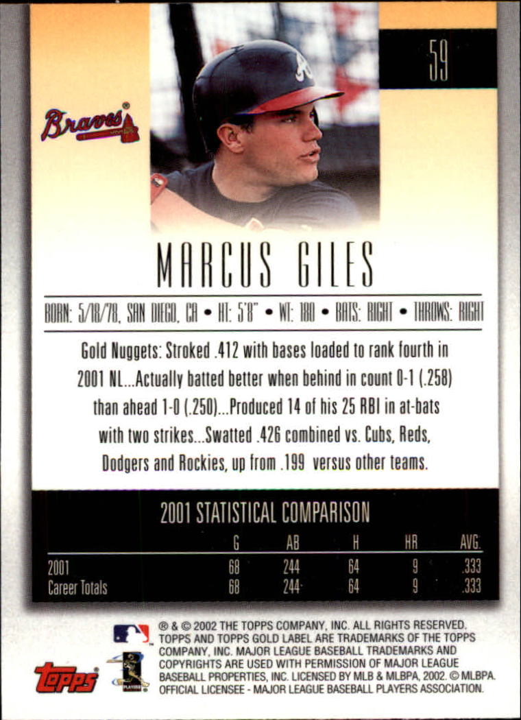 2002 Topps Gold Label Baseball - Picture 106 of 376