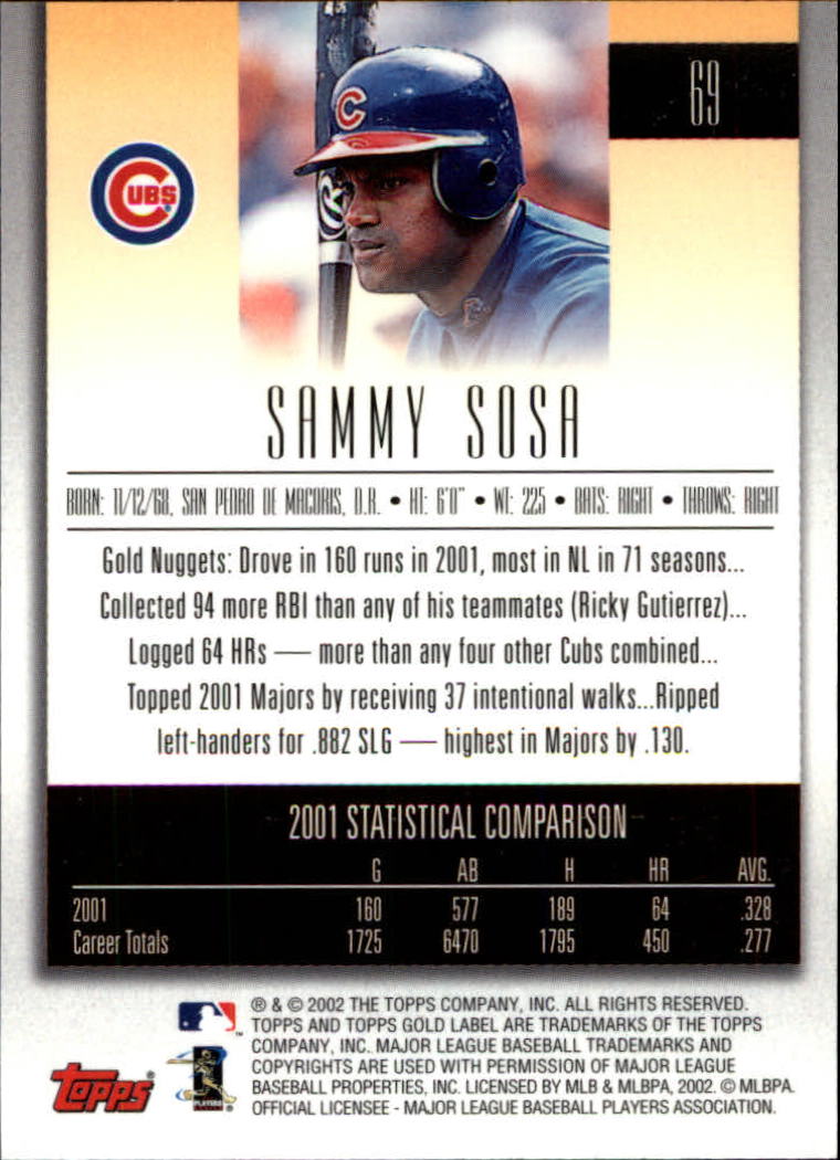 2002 Topps Gold Label Baseball - Picture 124 of 376