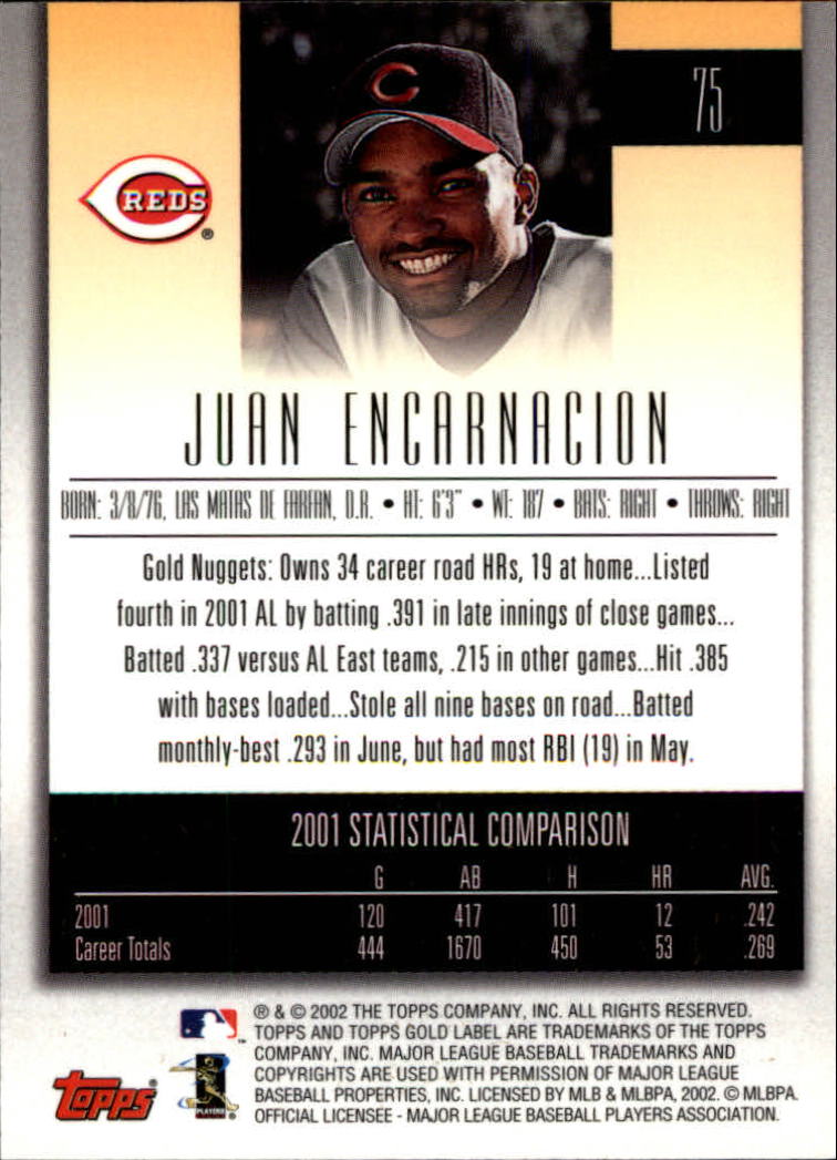 2002 Topps Gold Label Baseball - Picture 134 of 376