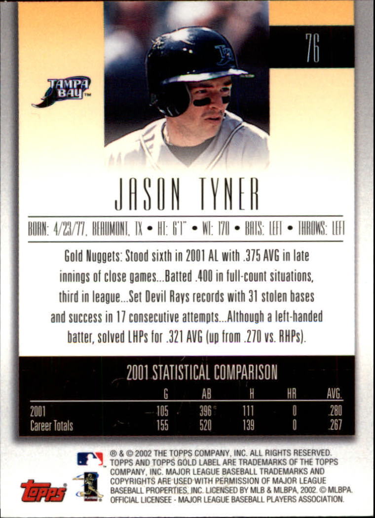 2002 Topps Gold Label Baseball - Picture 136 of 376