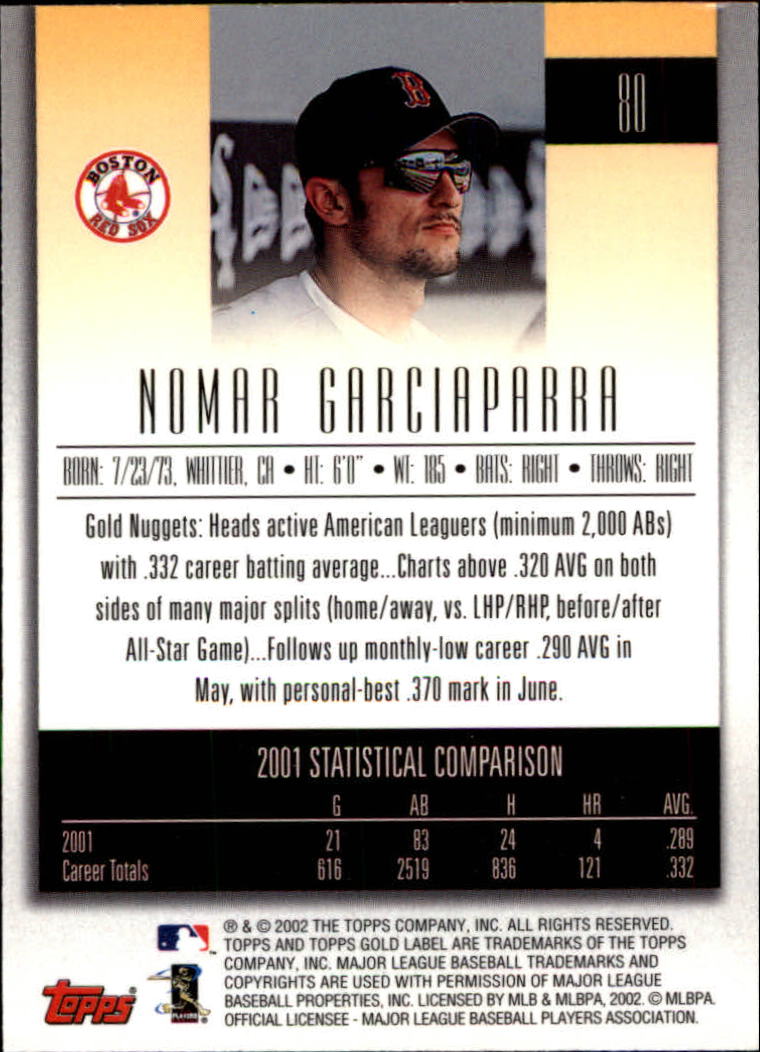 2002 Topps Gold Label Baseball - Picture 142 of 376