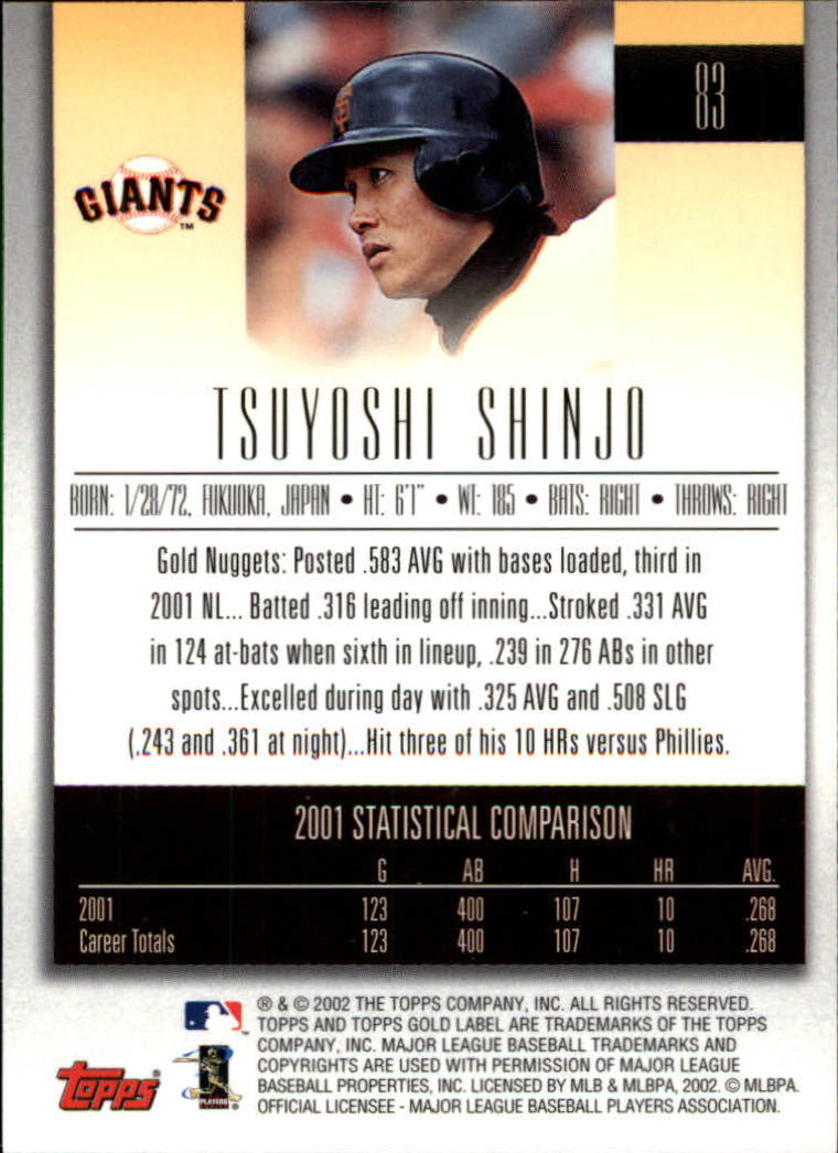 2002 Topps Gold Label Baseball - Picture 146 of 376