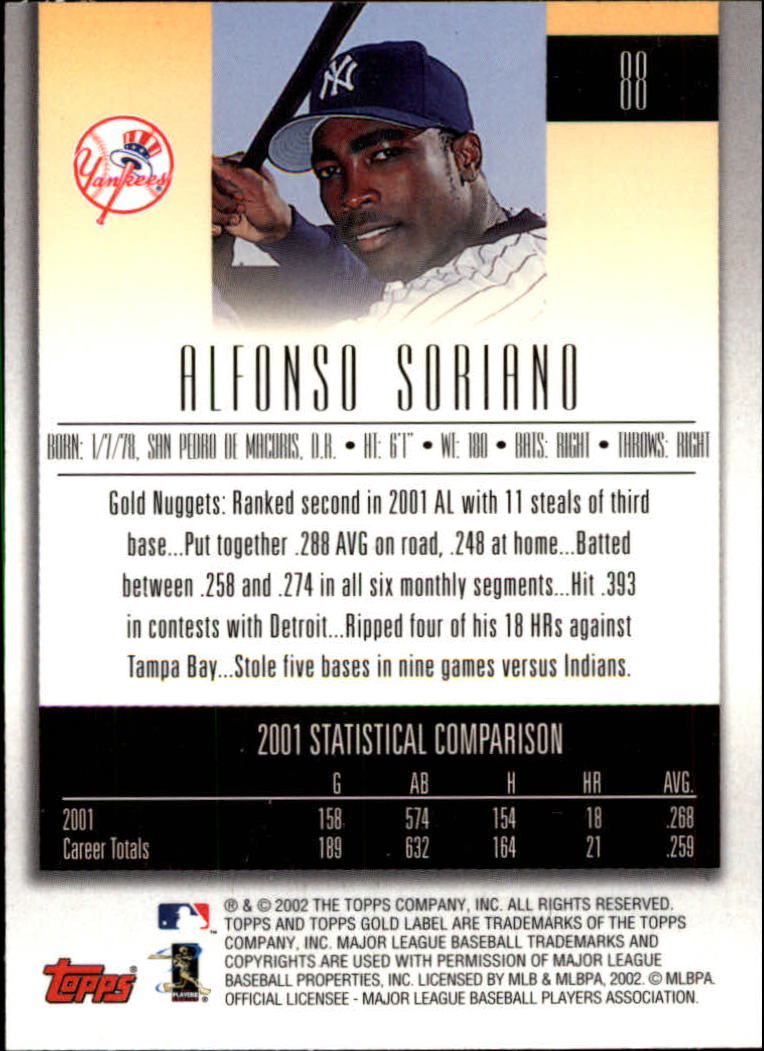 2002 Topps Gold Label Baseball - Picture 156 of 376