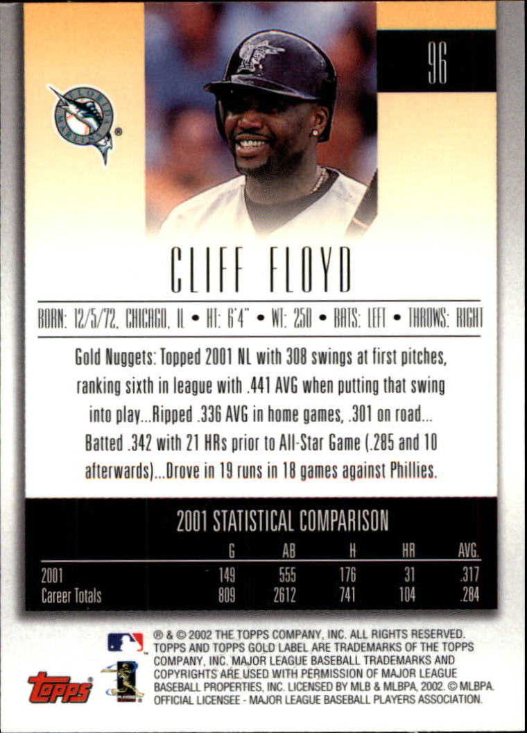 2002 Topps Gold Label Baseball - Picture 170 of 376