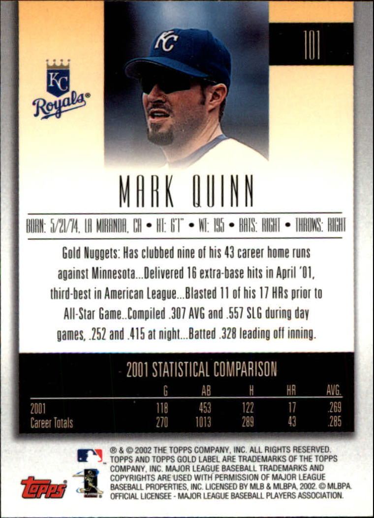 2002 Topps Gold Label Baseball - Picture 176 of 376
