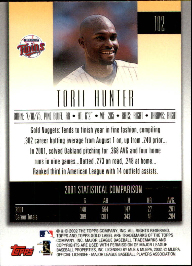 2002 Topps Gold Label Baseball - Picture 178 of 376
