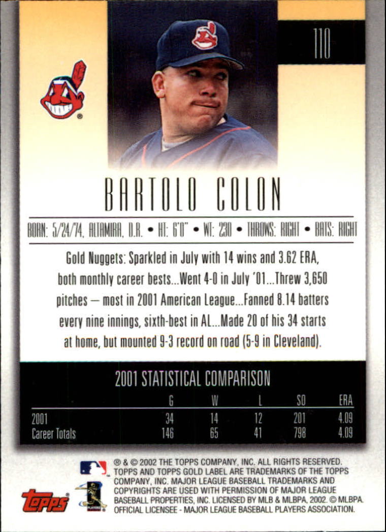 2002 Topps Gold Label Baseball - Picture 194 of 376