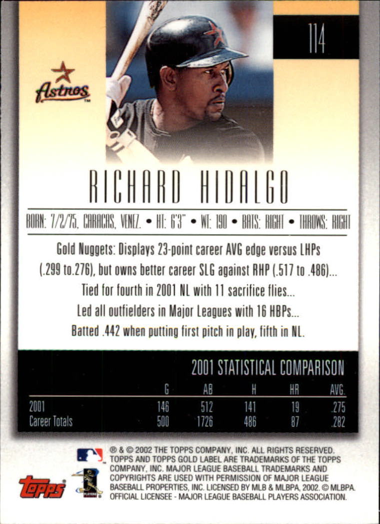 2002 Topps Gold Label Baseball - Picture 202 of 376