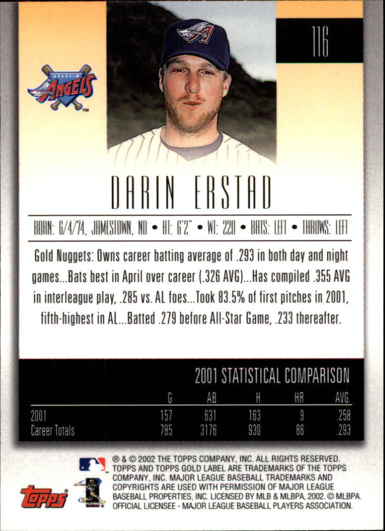 2002 Topps Gold Label Baseball - Picture 206 of 376