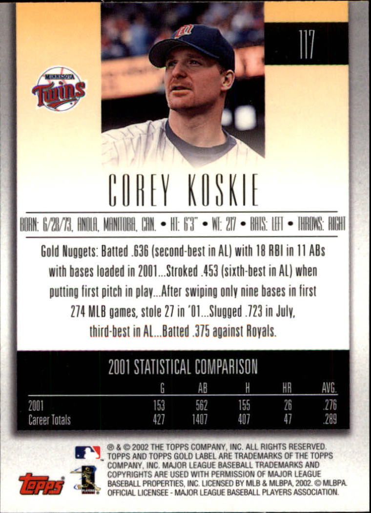 2002 Topps Gold Label Baseball - Picture 208 of 376