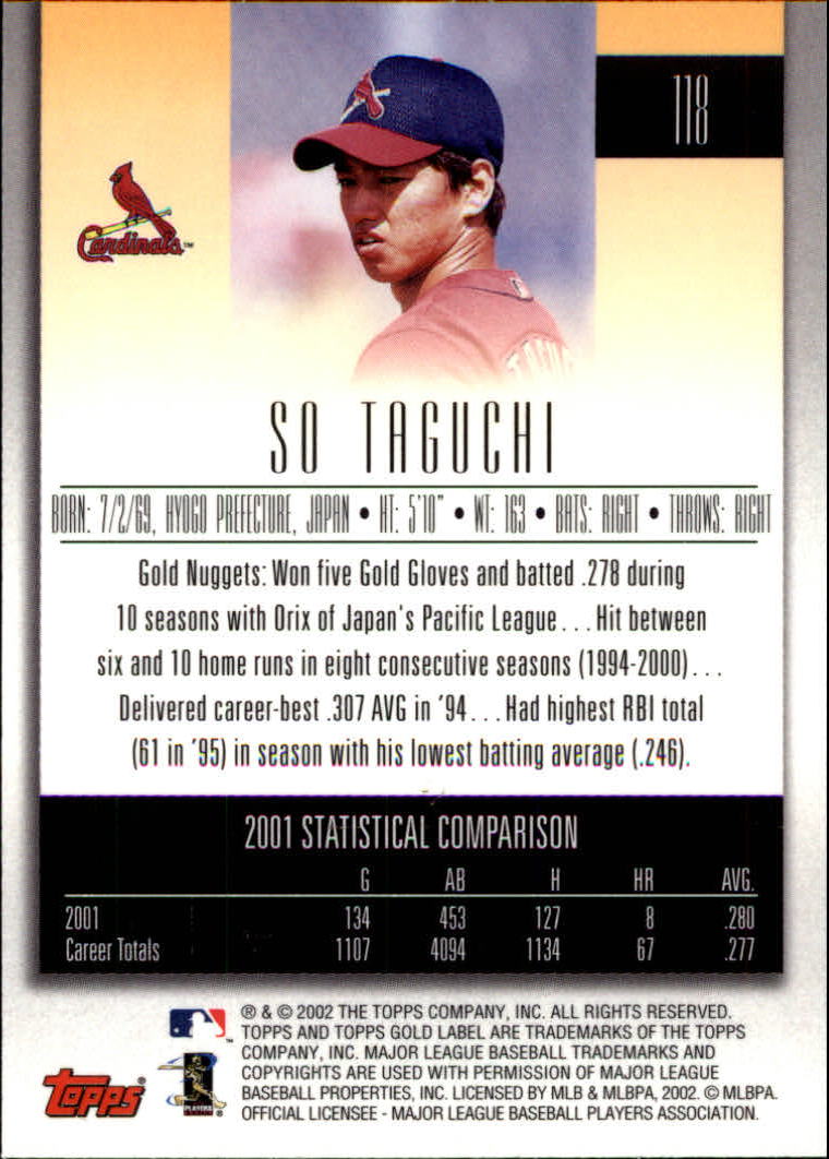 2002 Topps Gold Label Baseball - Picture 210 of 376