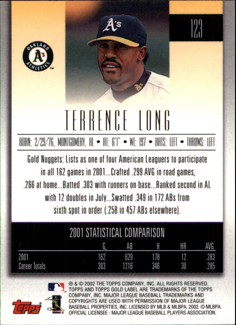 2002 Topps Gold Label Baseball - Picture 218 of 376