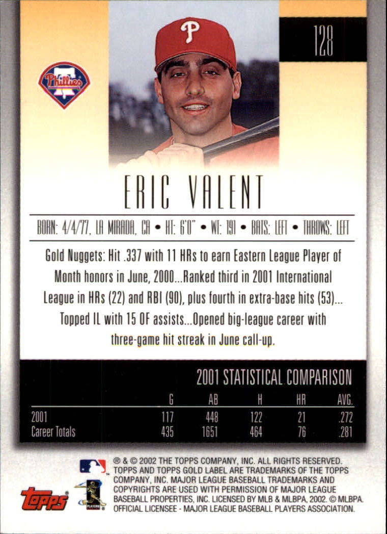 2002 Topps Gold Label Baseball - Picture 226 of 376