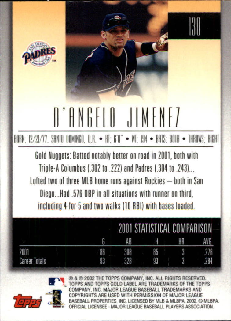 2002 Topps Gold Label Baseball - Picture 230 of 376
