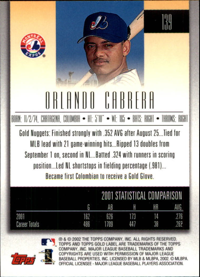 2002 Topps Gold Label Baseball - Picture 244 of 376