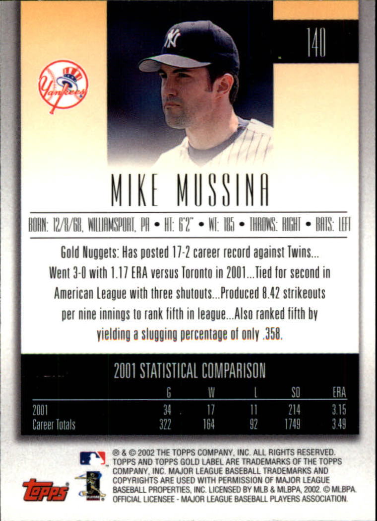 2002 Topps Gold Label Baseball - Picture 246 of 376