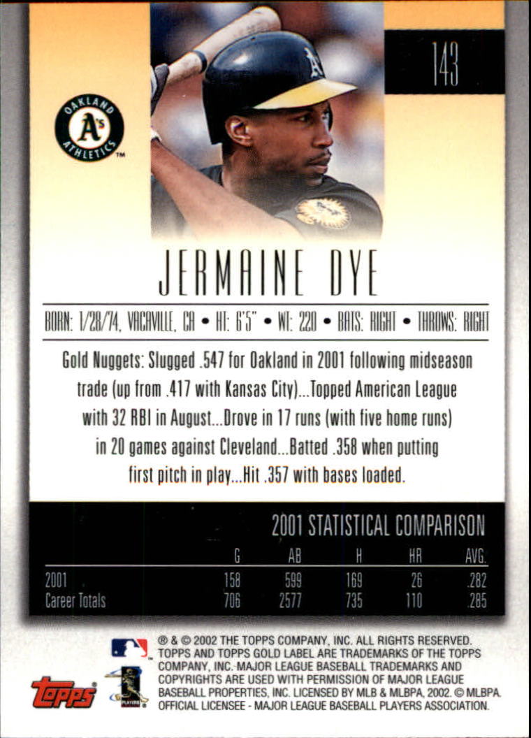 2002 Topps Gold Label Baseball - Picture 252 of 376