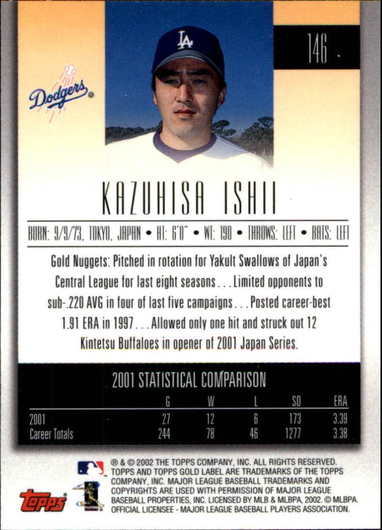 2002 Topps Gold Label Baseball - Picture 256 of 376