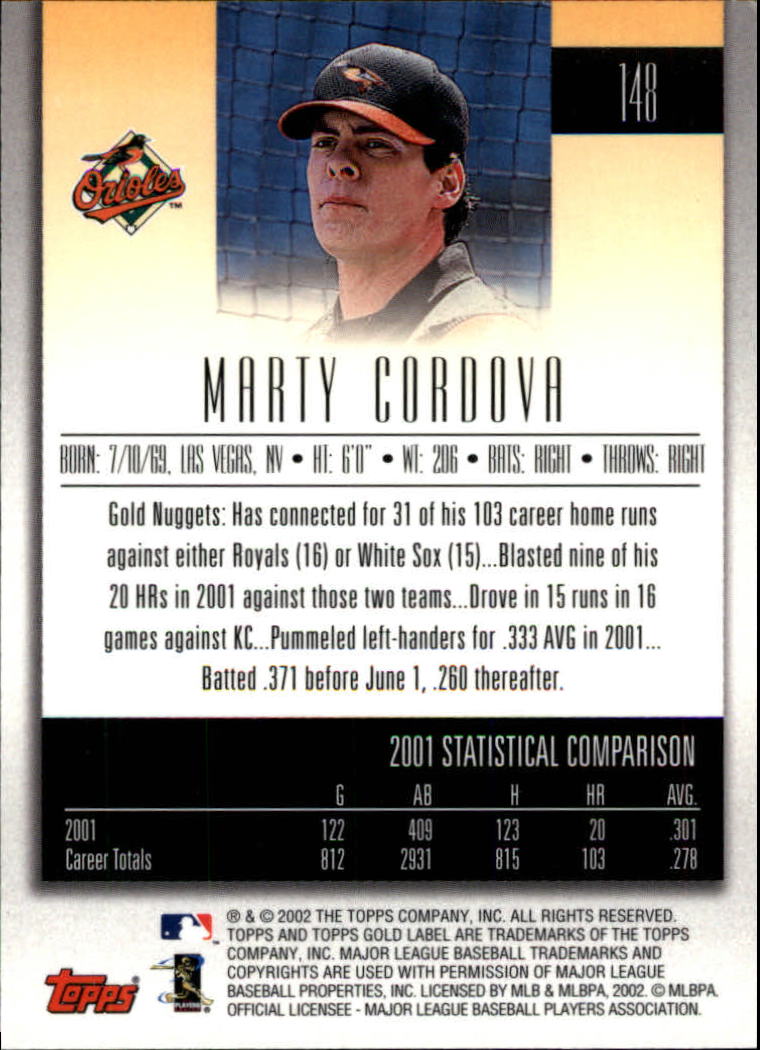 2002 Topps Gold Label Baseball - Picture 260 of 376