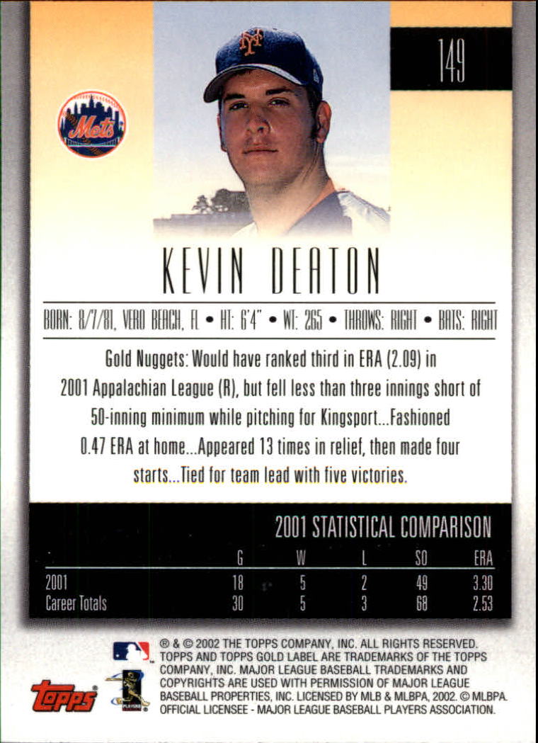 2002 Topps Gold Label Baseball - Picture 262 of 376