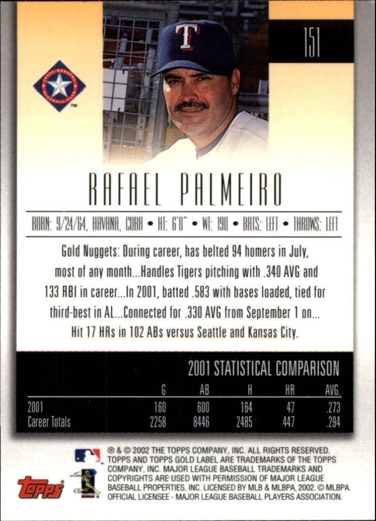 2002 Topps Gold Label Baseball - Picture 266 of 376