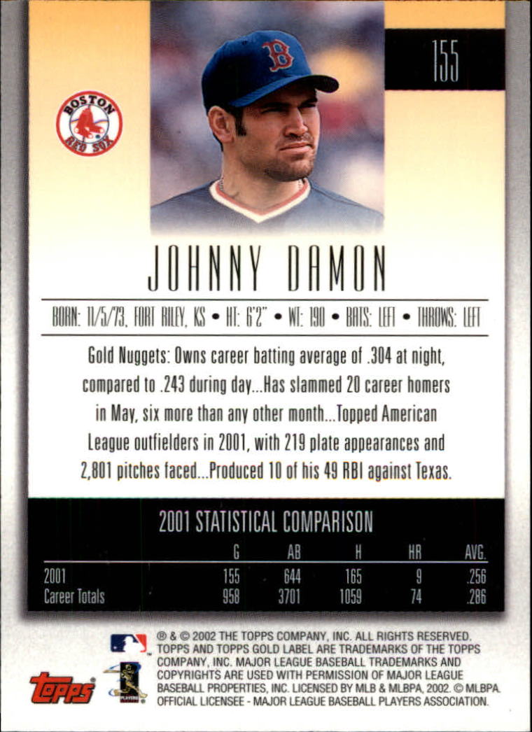 2002 Topps Gold Label Baseball - Picture 272 of 376