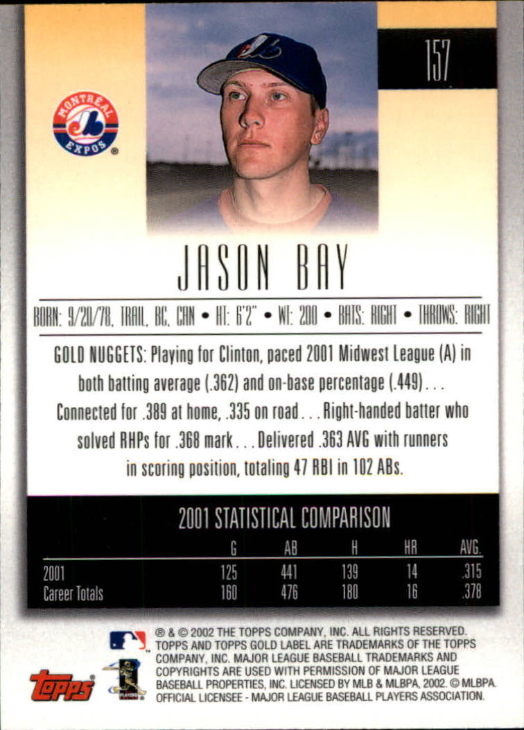 2002 Topps Gold Label Baseball - Picture 276 of 376