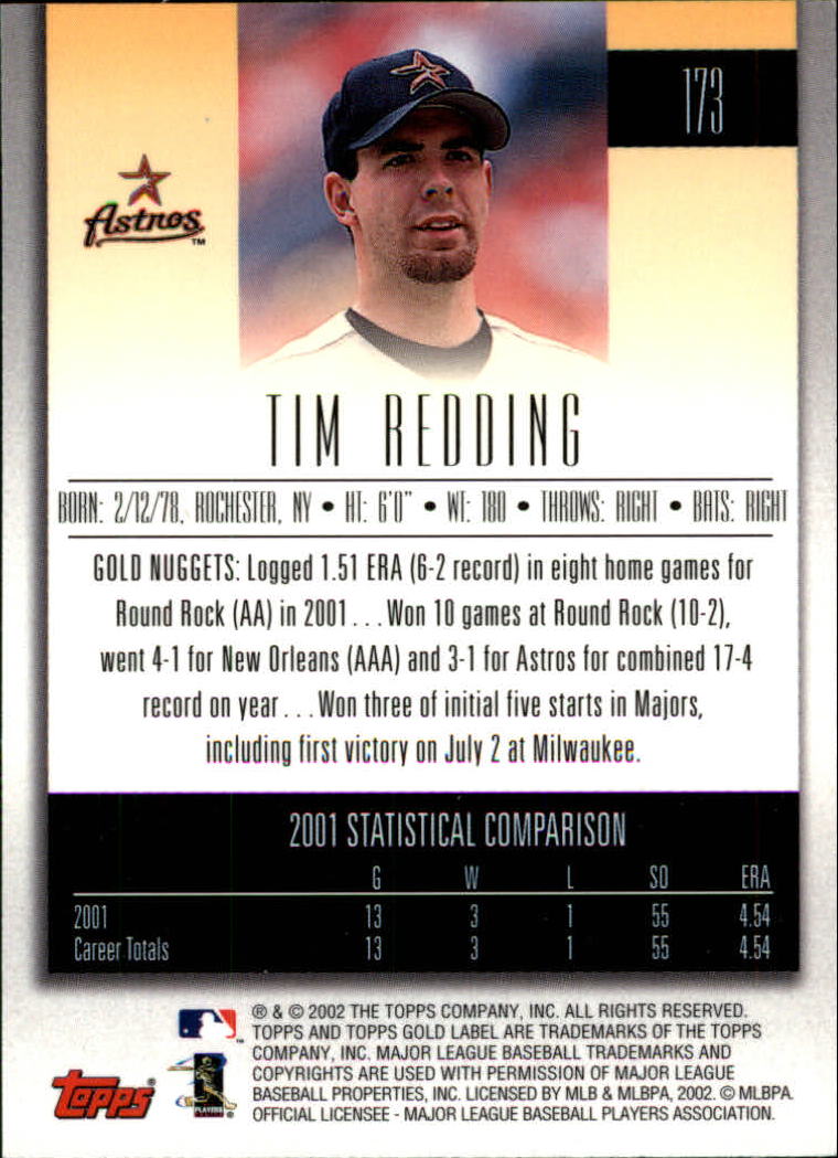 2002 Topps Gold Label Baseball - Picture 304 of 376