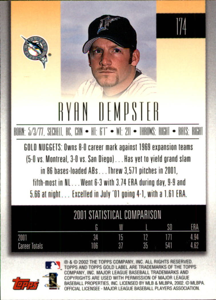 2002 Topps Gold Label Baseball - Picture 306 of 376